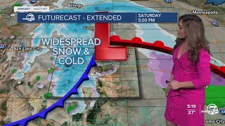 Mild, dry Friday in Denver; snowy Saturday in mountains, metro