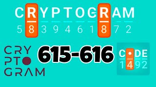 CRYPTOGRAM level 615 616