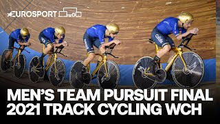 Men's Team Pursuit Final | Day 2 - Track Cycling WCH Roubaix | Eurosport