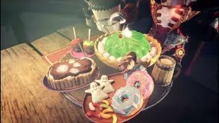 MONSTER HUNTER WORLD: ICEBORNE - SELIANA GATHERING HALL: CANTEEN SCENES (ALL FESTIVAL EVENTS)