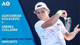 Aleksandar Kovacevic v Andrea Collarini Highlights | Australian Open 2025 Qualifying First Round