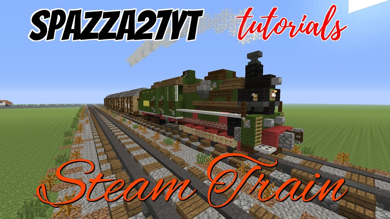 Steam Train Minecraft Tutorial Youtube