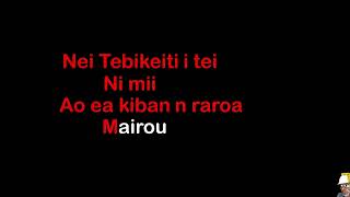 Nei Tebikeiti ( karaoke ) RABI & FIJIAN MIX KARIOKE