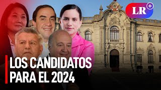 Elecciones 2024: Conoce a los candidatos que participarán por el sillón presidencial