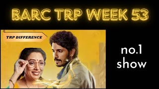 BARC TRP WEEK 53 NO.1 SHOW YRKKH VS UKA