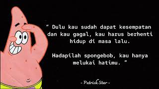 9 KATA-KATA BIJAK PATRICK STAR MOTIVASI HIDUP