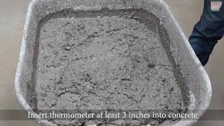 ASTM C1064 - Temperature of Concrete