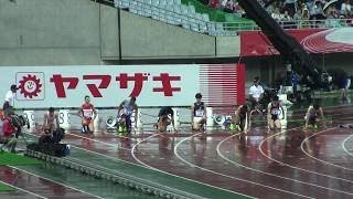 2017 日本選手権陸上 男子100m　決勝　サニブラウン 10”05