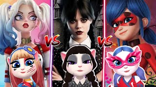 Miraculous #ladybug 🐞💋 Wednesday Addams 🖤 Harley Quinn 💙♥️ Margot Robbie ♥️ My T