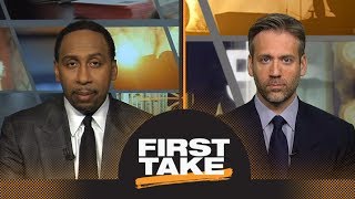 Stephen A. and Max react to Patriots beating Jaguars in AFC Championship | First Take | ESPN