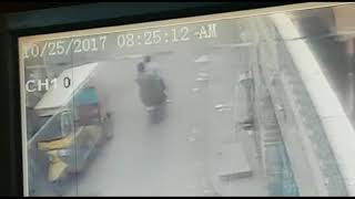 CCTV footage of attack on MQM leader Dr Noushad in Hyderabad