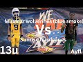 13u ACTION🚨MIRAMAR WOLVERINES(blue smoke)🆚sunrise hurricanes #explore #cameramanced