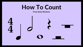 How to Count Basic Rhythms