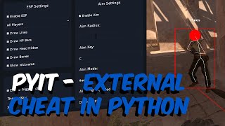PyIt - external cheat cs2 in python. No write to memory!