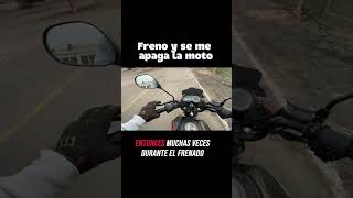 Frenas y se te apaga la moto cuando recién estás aprendiendo #aprenderamanejar #principiantesenmoto