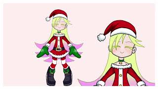 [Live2D] Simple Christmas chibi model showcase