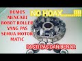 cara pasang roller cvt matik yang benar,  rumus mencari bobot roller@apm motor chanel