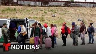 Baja la cifra de migrantes retornados a México en la frontera | Noticias Telemundo