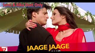 Resham Si Hain Ye, Jaage Jaage|Mere Yaar Ki Shadi Hai 2002|Sonu Nigam,Alka Yagnik, Udit Narayan|