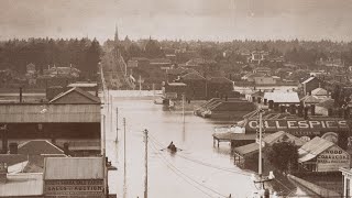 From the vault: Melbourne underwater – astonishing photos of the ‘Great Flood’ of 1891
