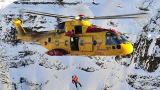 AW101 Cormorant Rescue from Homathko Glacier, 2009