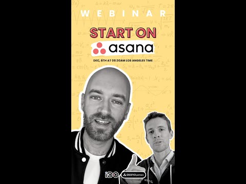 A new webinar coming soon: start with Asana!