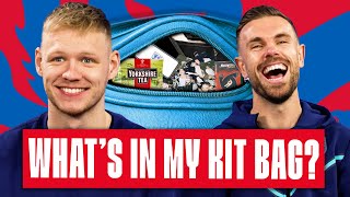 "Would Love to Make Adele Tea" Ramsdale & Henderson Reveal Their Kit Bag Essentials | Kit Bag 🎒
