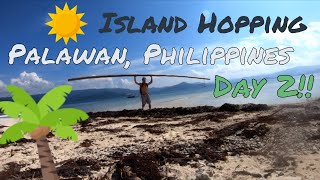 Island hopping in the Philippines on the beautiful Palawan Island - Day 2!
