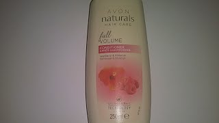 Avon naturals haircare raspberry \u0026 hibiscus shampoo \u0026 conditioner