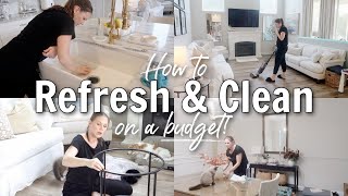 FALL CLEAN & REFRESH YOUR HOME ON A BUDGET