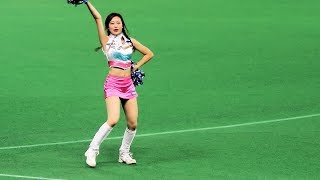 ＜2017.9.14ロッテ戦＞YMCAダンス(ファイターズガールの高橋緋奈乃さん正面バージョン)