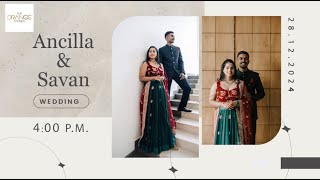 Ancilla weds Savan  - WEDDING CEREMONY | LIVE.