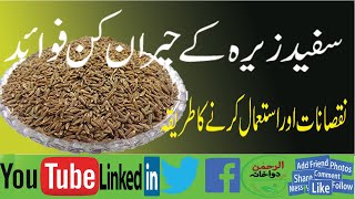 Zeera Ke Istamal Ke Fawaid | Health Benefits of Cumin Seeds in Urdu / Hindiزیرہ سفید