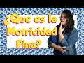 ▷ ¿Que es la Motricidad Fina? | Glosario CeFe◁