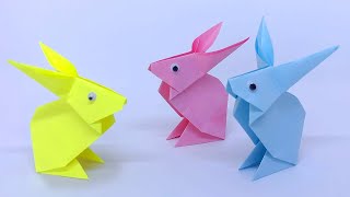 How to Make a Paper Rabbit / Easy Origami Rabbit