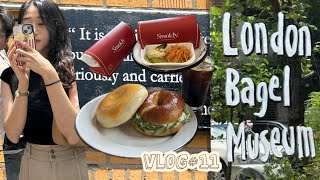 VLOG) 압구정 나들이🥯🥙 런던베이글뮤지엄 도산점 | London Bagel Museum | 취요남 샌드위치🌯