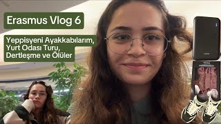 Erasmus Vlog 6 - Yeppisyeni Ayakkabılarım, Yurt Odası Turu, Dertleşme ve Ölüler