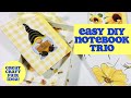 AWESOME CRAFT FAIR OR GIFT IDEA!  easy diy notebook trio(BOXED)/ diy notebooks and journals