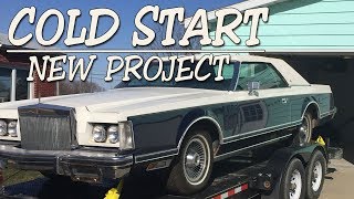 Will it start? Sitting 8 years! COLD START 1979 Lincoln Continental Mark V | NEW PROJECT