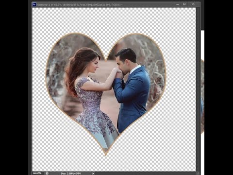 How to crop heart shape Photo in Photoshop How to crop heart shape Photo in Photoshop