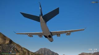 GTA5 Impossible Landing - Largest Aircraft \u0026 Smallest Airport