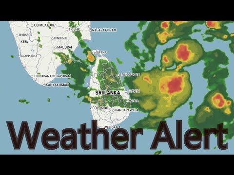 Burevi Alert Cyclone Over Sri Lanka And India Radar View. Latest ...