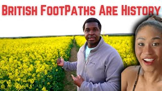 British Foot Paths are Living History | UK vs US | Reaction