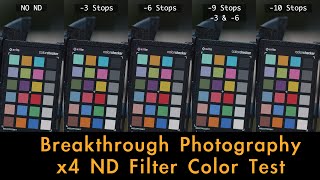 Breakthrough Photography x4 ND Filter Color Test