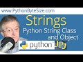 Python String Class and Object