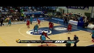 Khalif Waytt with 6 3-pointers  vs. Hapoel Tel-Aviv