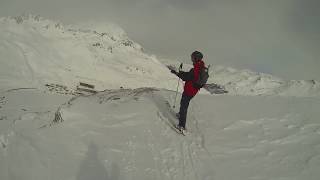 Skiing Freeride couloir des tufs Tignes - SHAPE SUMMIT