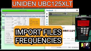 UNIDEN UBC125XLT SCANNER - LOAD BANKS WITH AIRPORT FREQ & MORE PLUS FREE CONTROL SOFTWARE
