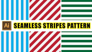 Seamless Stripes Pattern - Adobe Illustrator