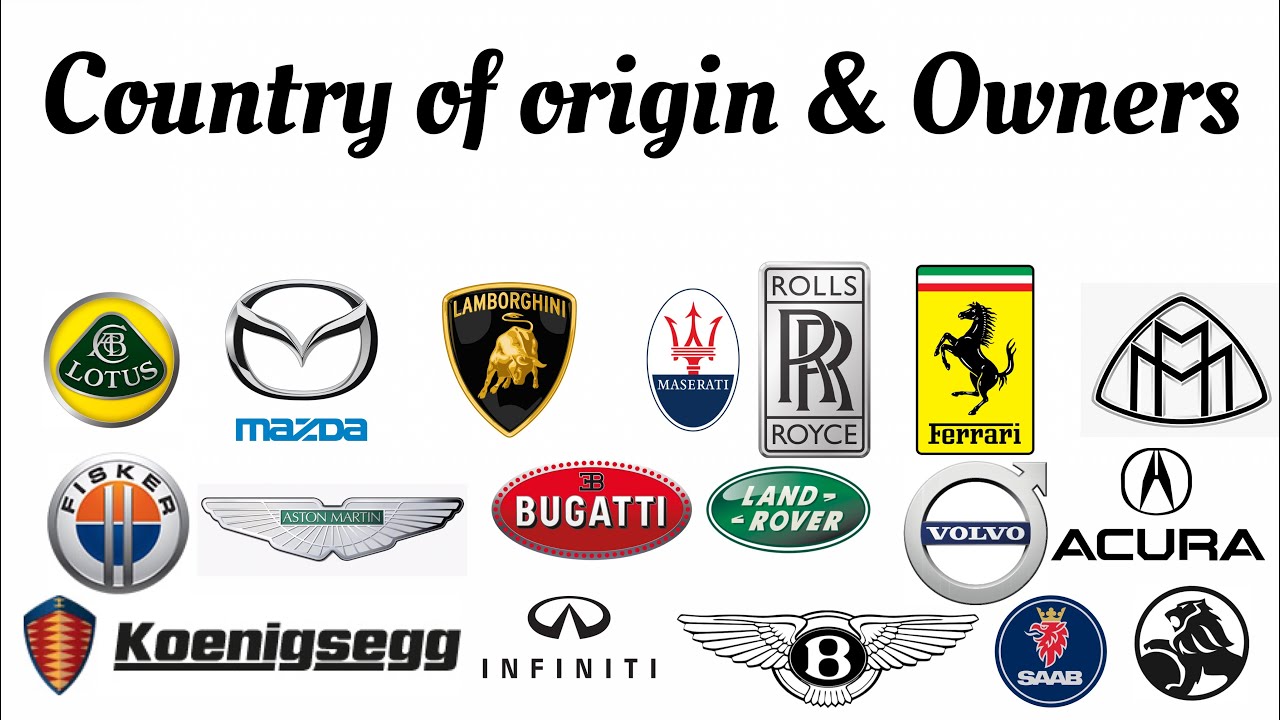 Car Brands And Their Owners